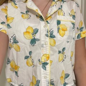 gilly hicks lemon sleep shirt